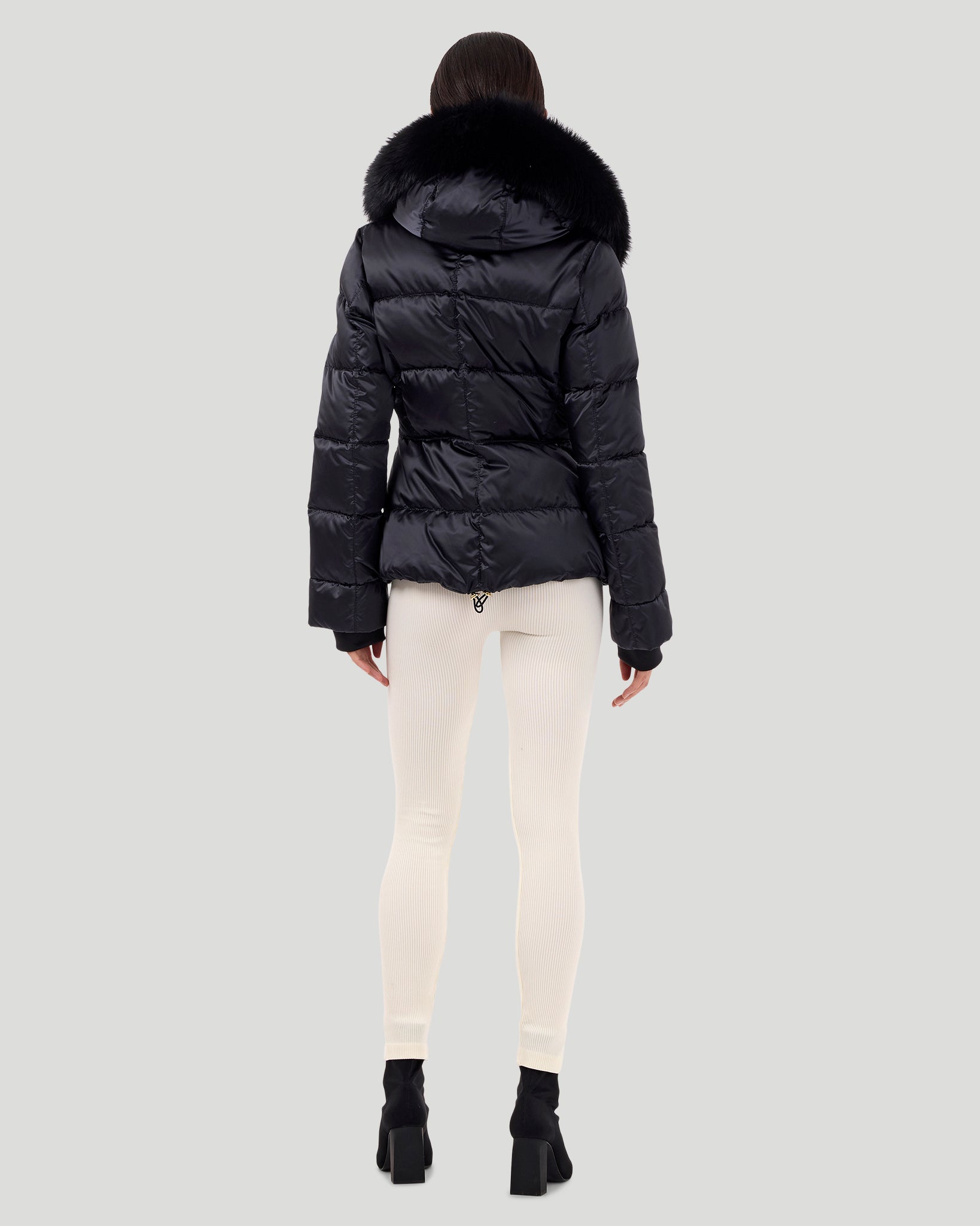 Après-Ski Jacket with Detachable Toscana Shearling Lamb Hood Trim