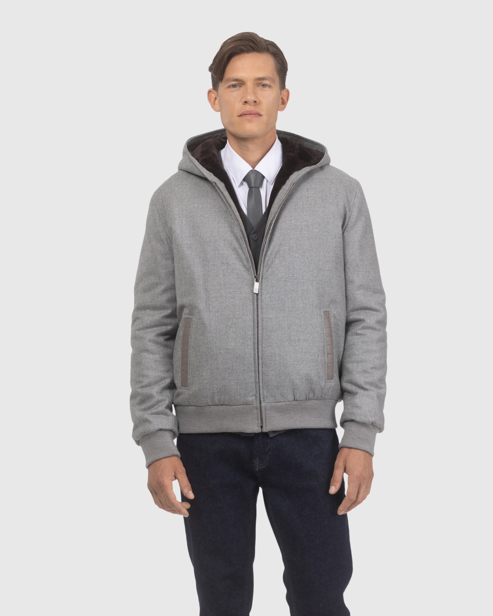 ジャケット・アウター LORO PIANA cashmere Men's Loro Piana Cashmere Jacket with Detachable Select