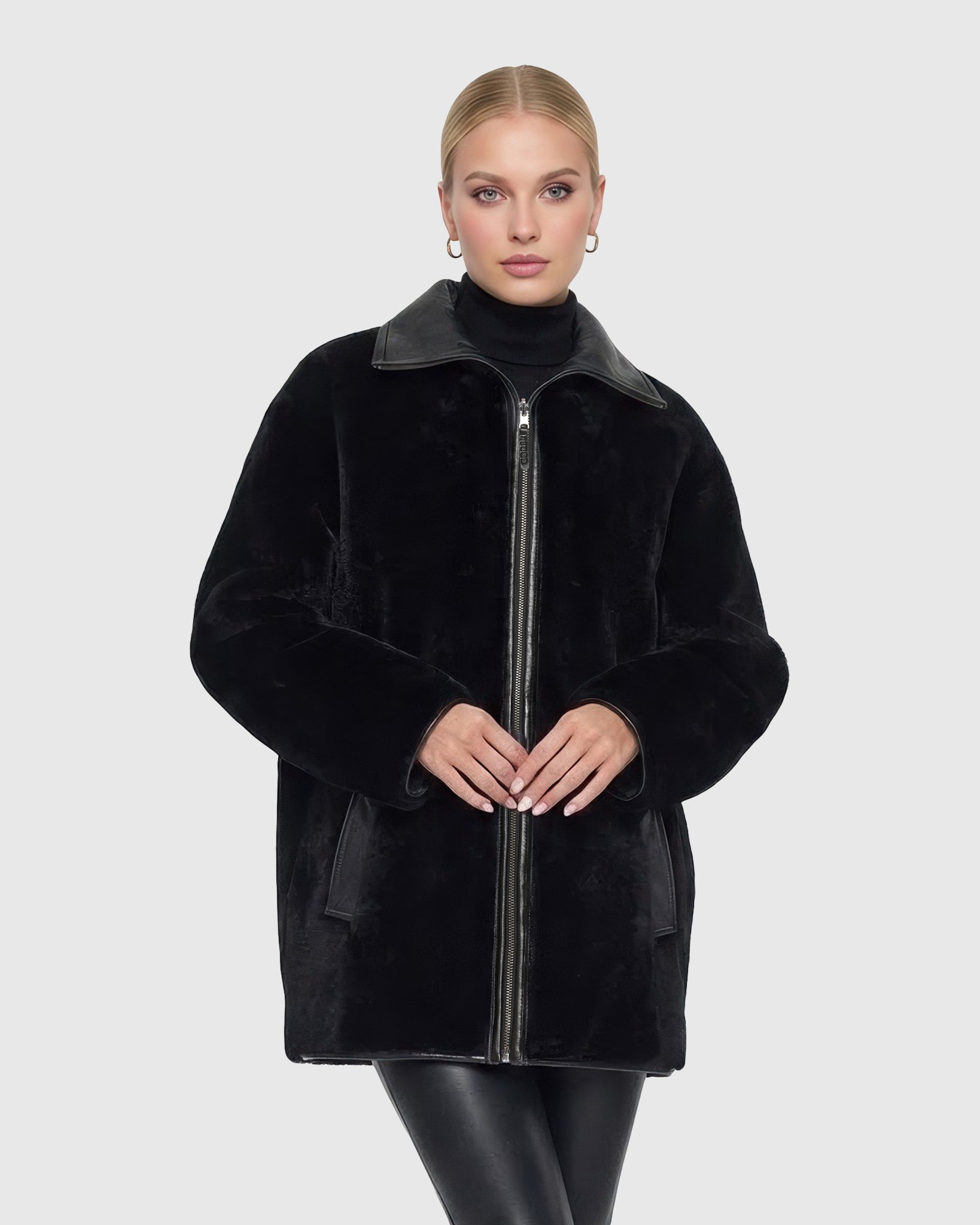 REVERSIBLE SELECT SHEARLING LAMB JACKET