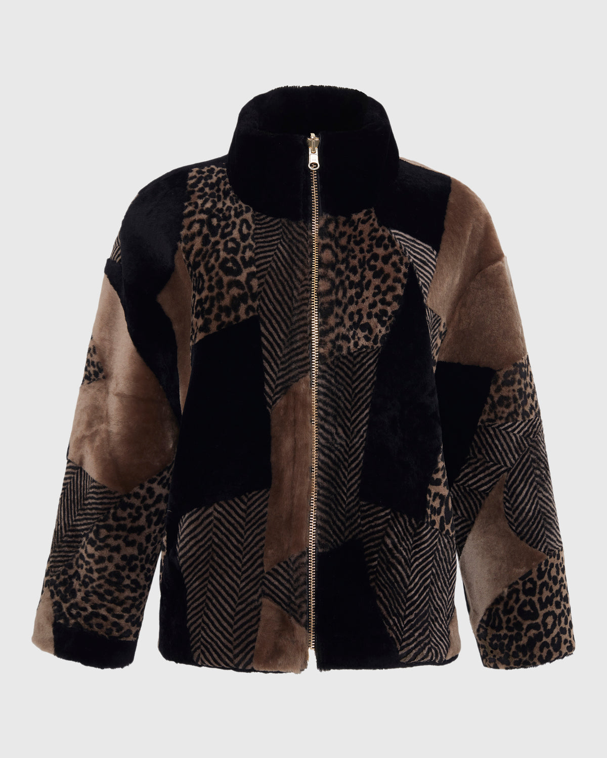 #Color_Gray Animal Print/Multi