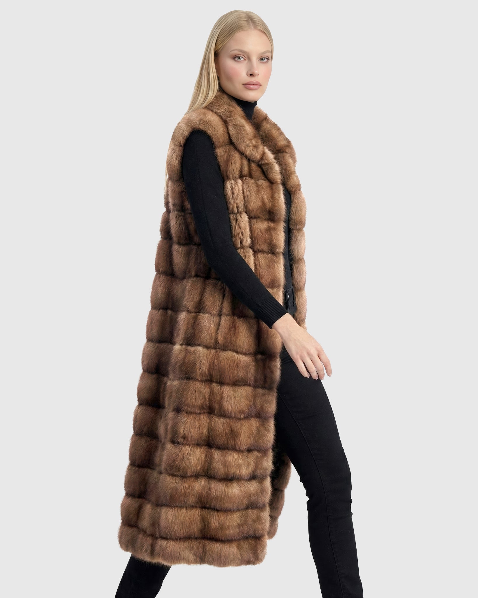 Sable Vest | Luxury Sable Fur Vest | Gorski Montreal | USA | Canada