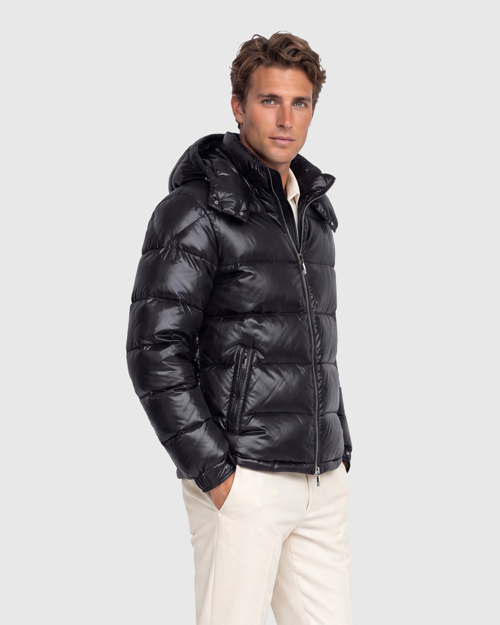MEN`S QUILTED APRES-SKI PARKA