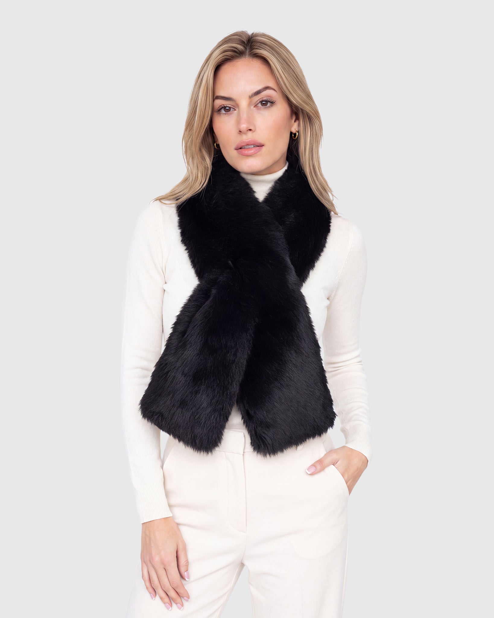 MERINILLO SHEARLING LAMB SCARF