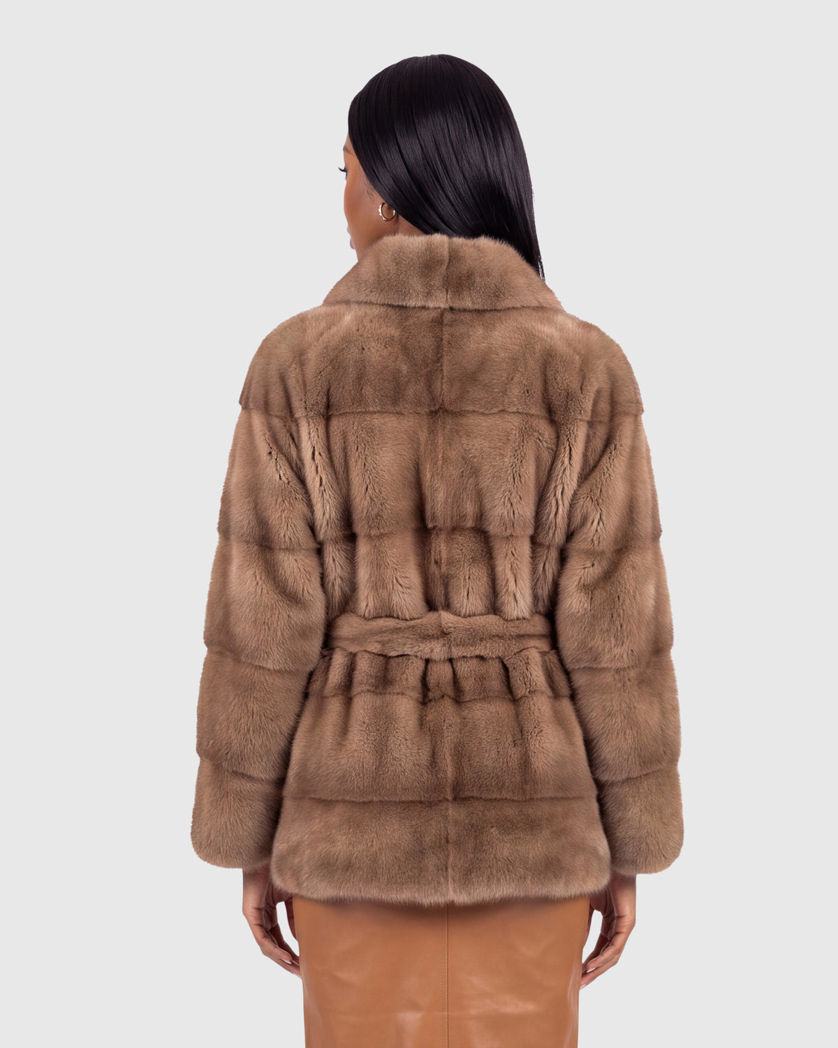 MINK JACKET, MINK BELT