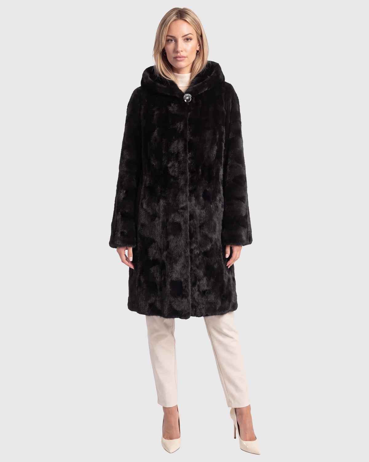 MINK SECTIONS STROLLER, HOOD