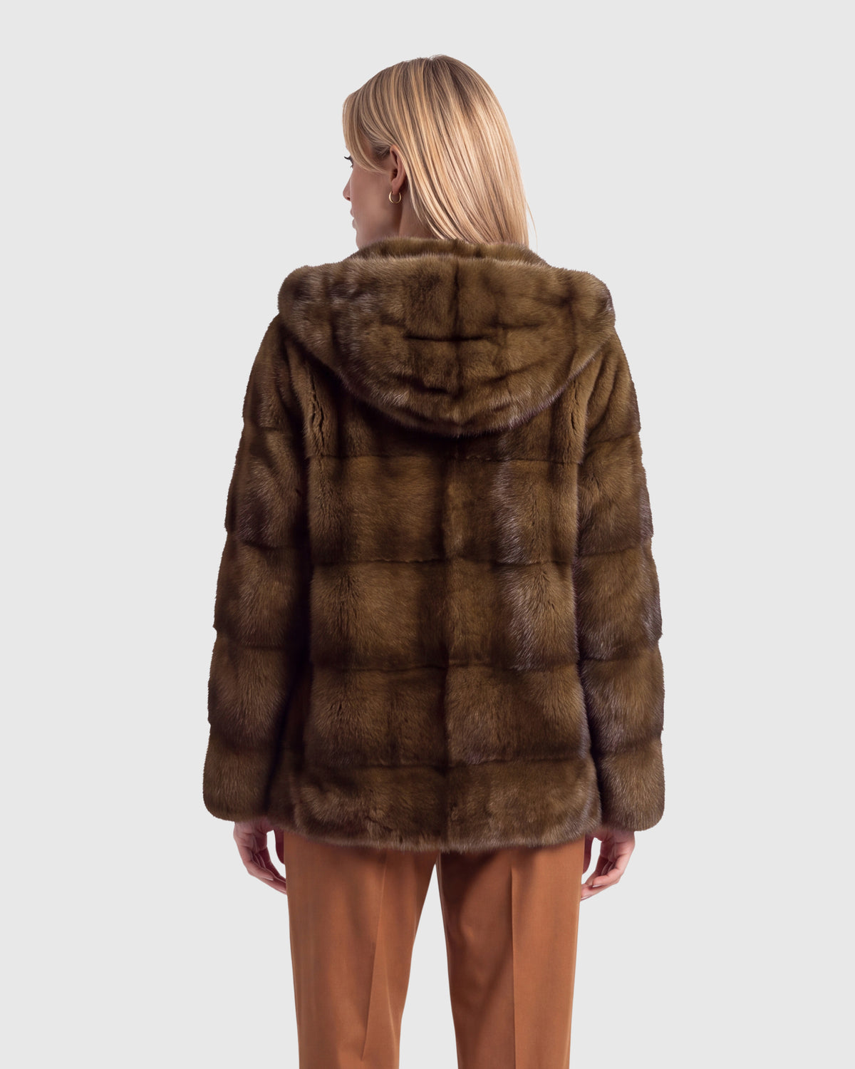MINK JACKET, HOOD