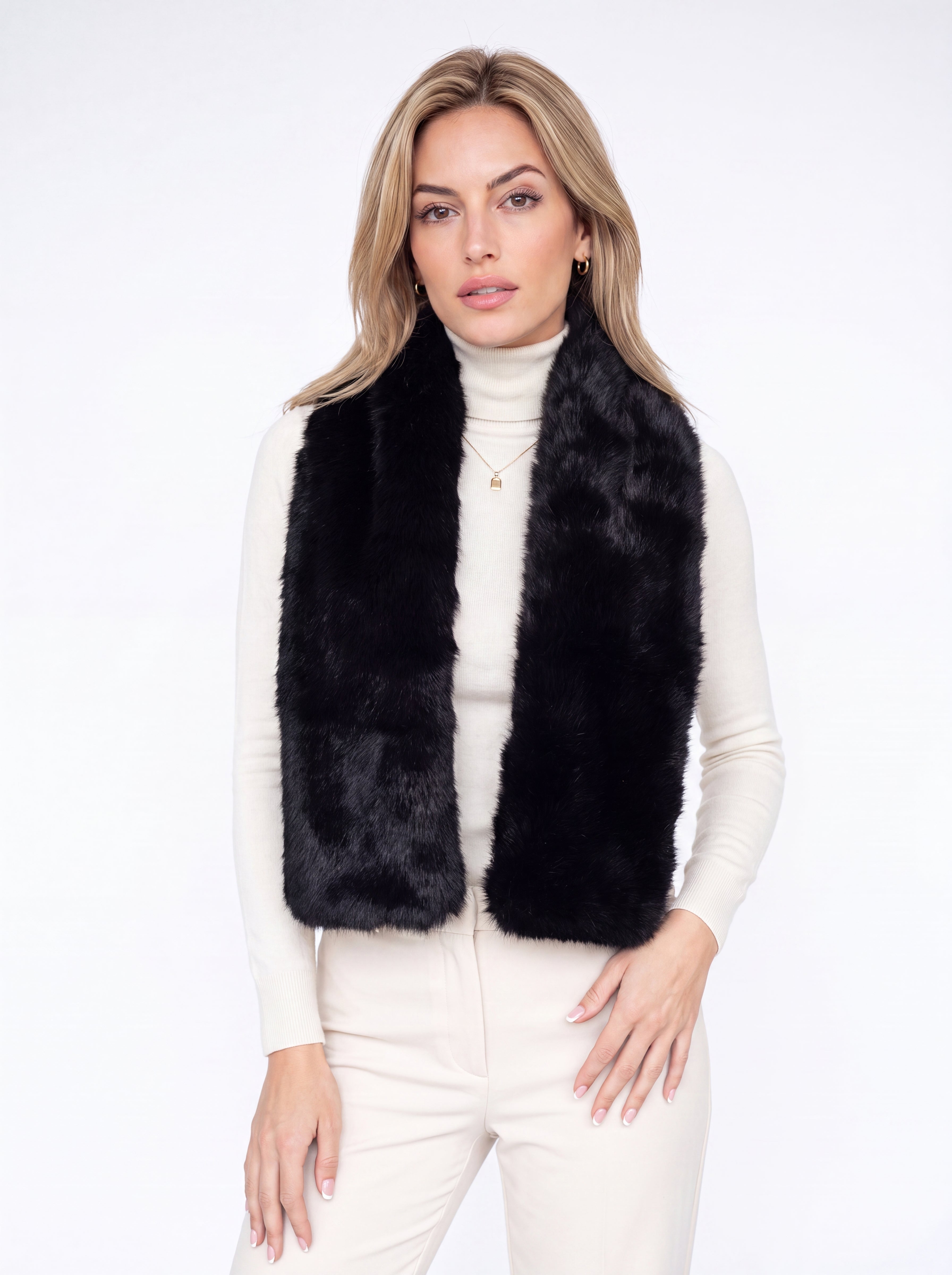 MERINILLO SHEARLING LAMB SCARF