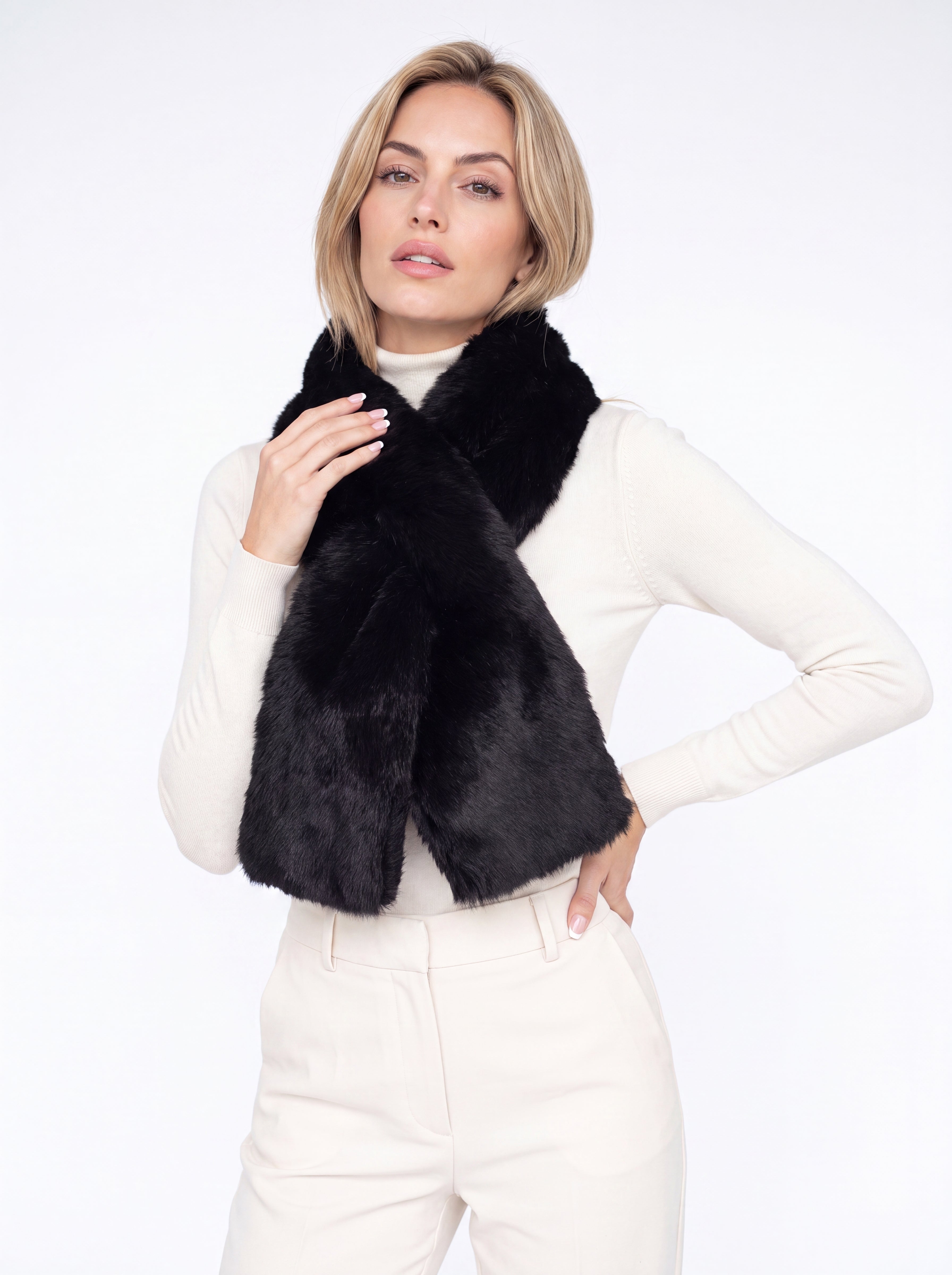 MERINILLO SHEARLING LAMB SCARF