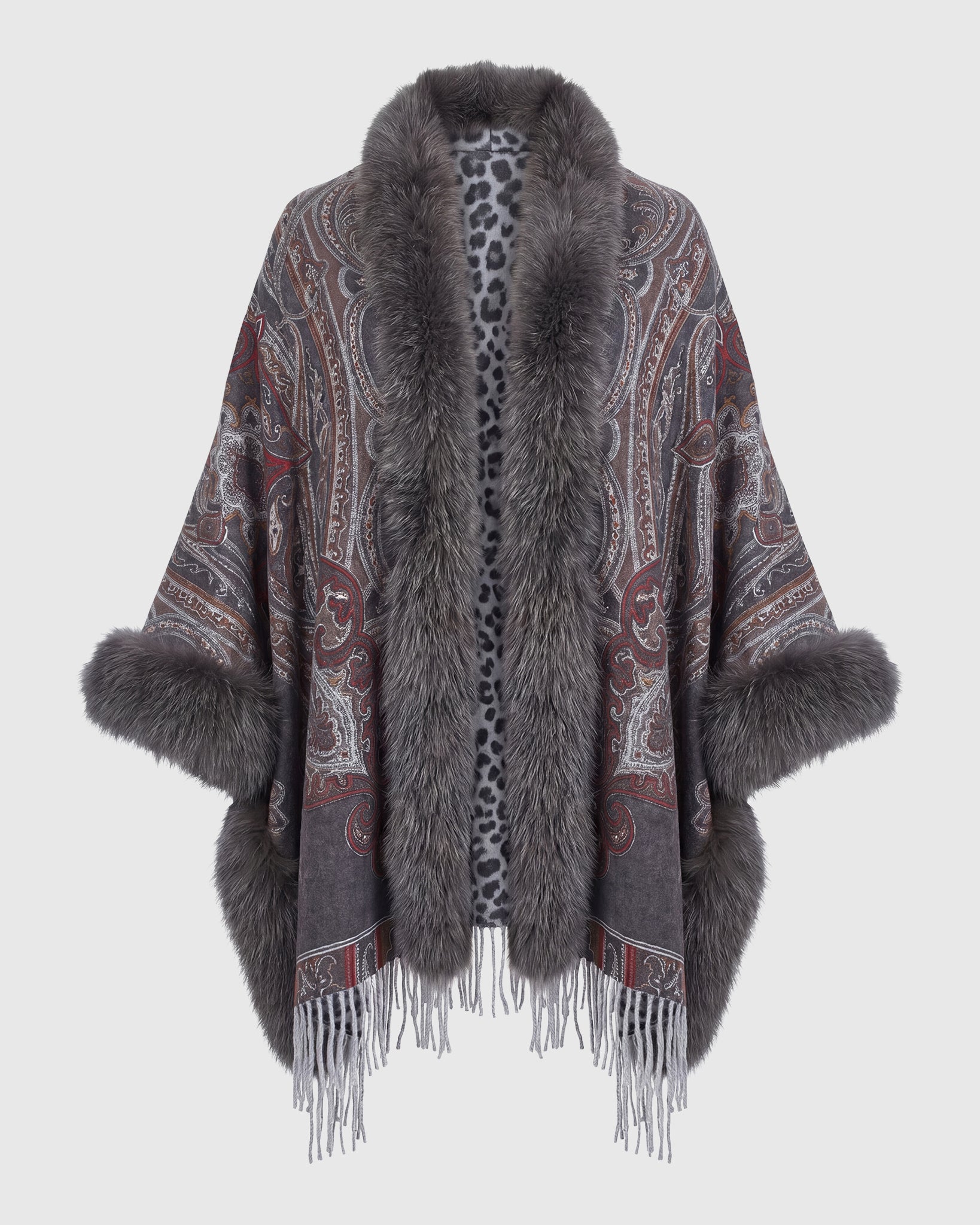 #Color_GRAY PAISLEY/ANIMAL PRINT
