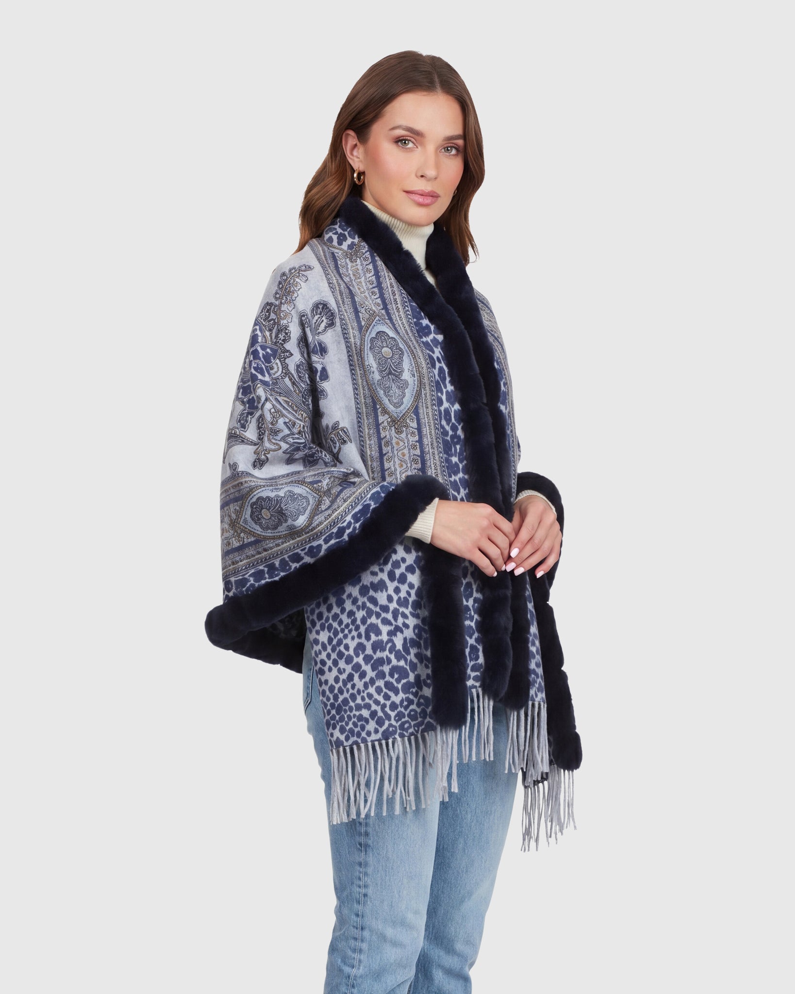 #Color_Navy Paisley/Animal Print