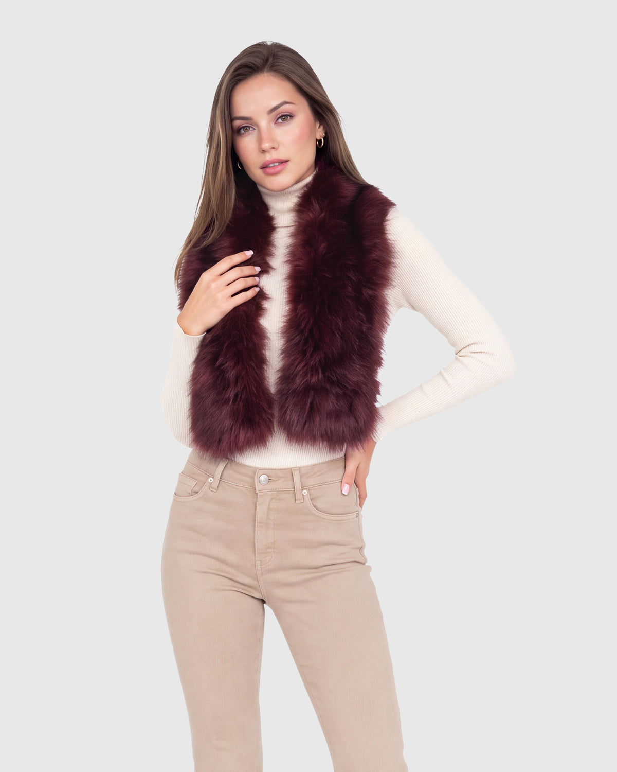 SELECT LAMB PULL-THROUGH SCARF