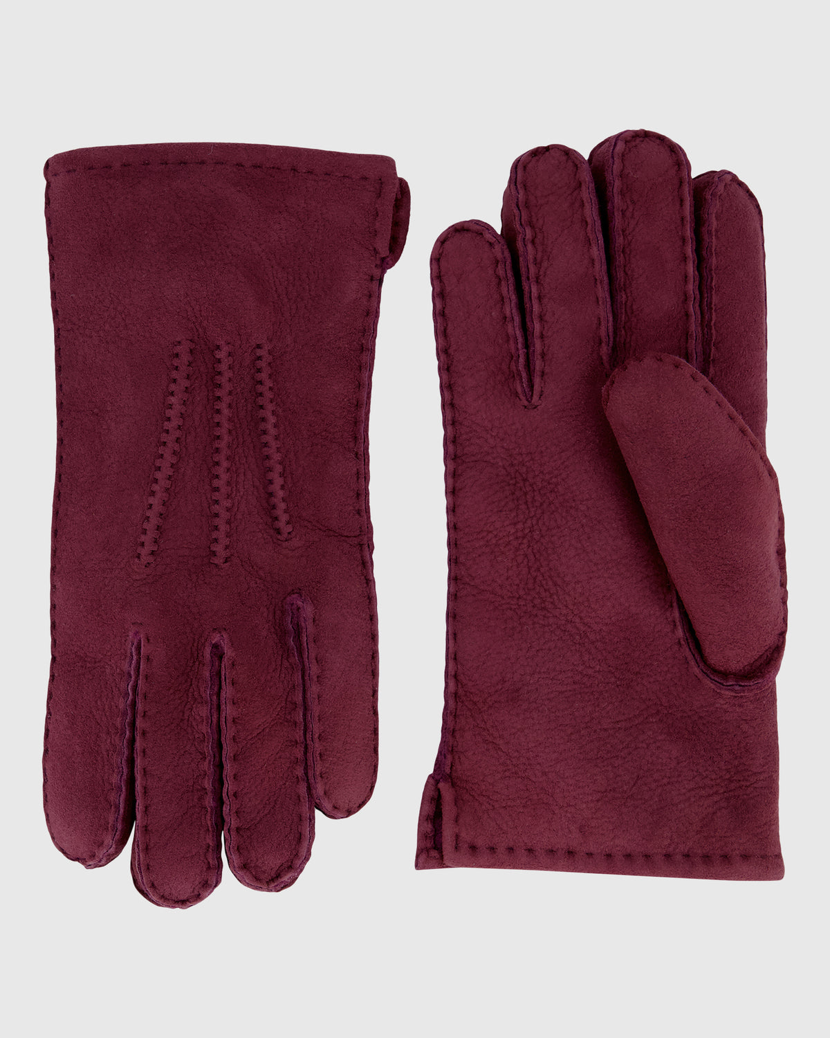 MEN'S SHEARLING LAMB (SUEDE OUT) GLOVES