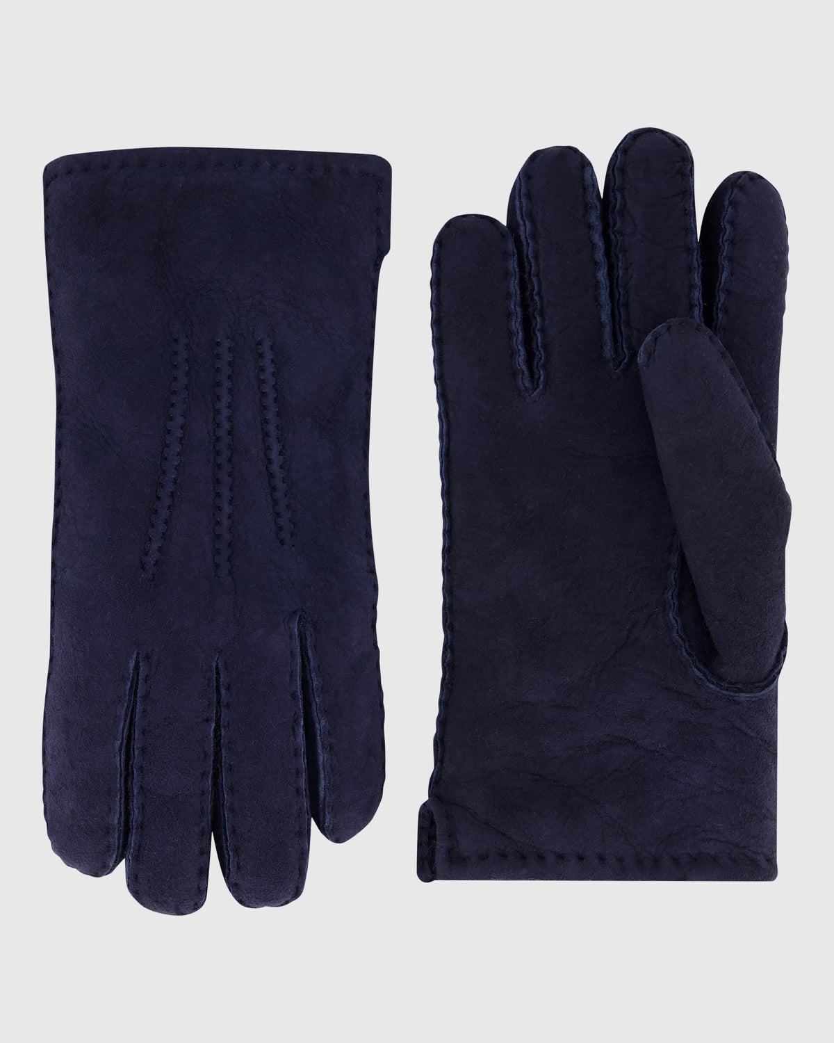 MEN'S SHEARLING LAMB (SUEDE OUT) GLOVES