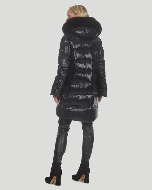 Après-Ski Jacket With Detachable Fox Hood Trim
