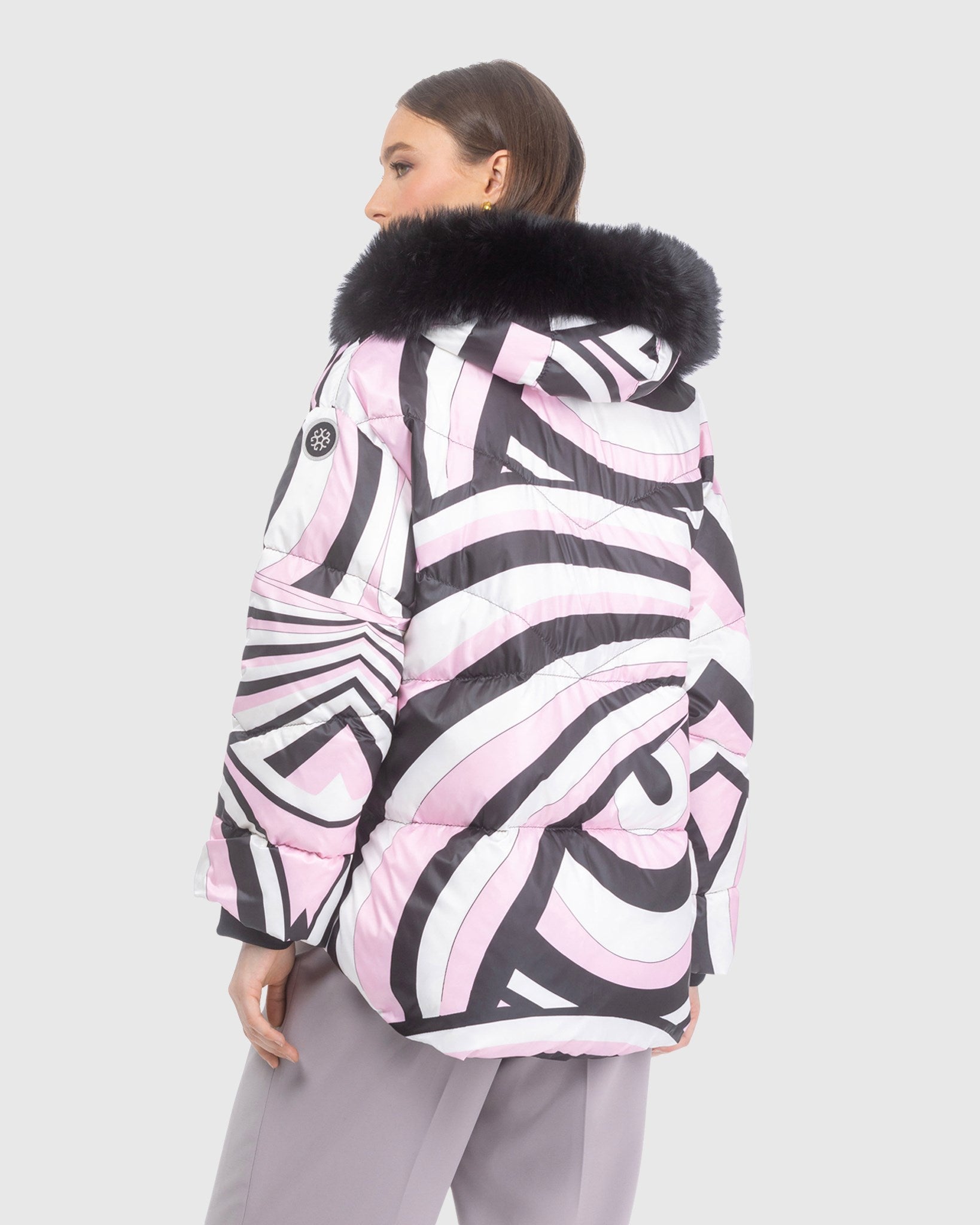 #Color_PINK SWIRL/BLACK