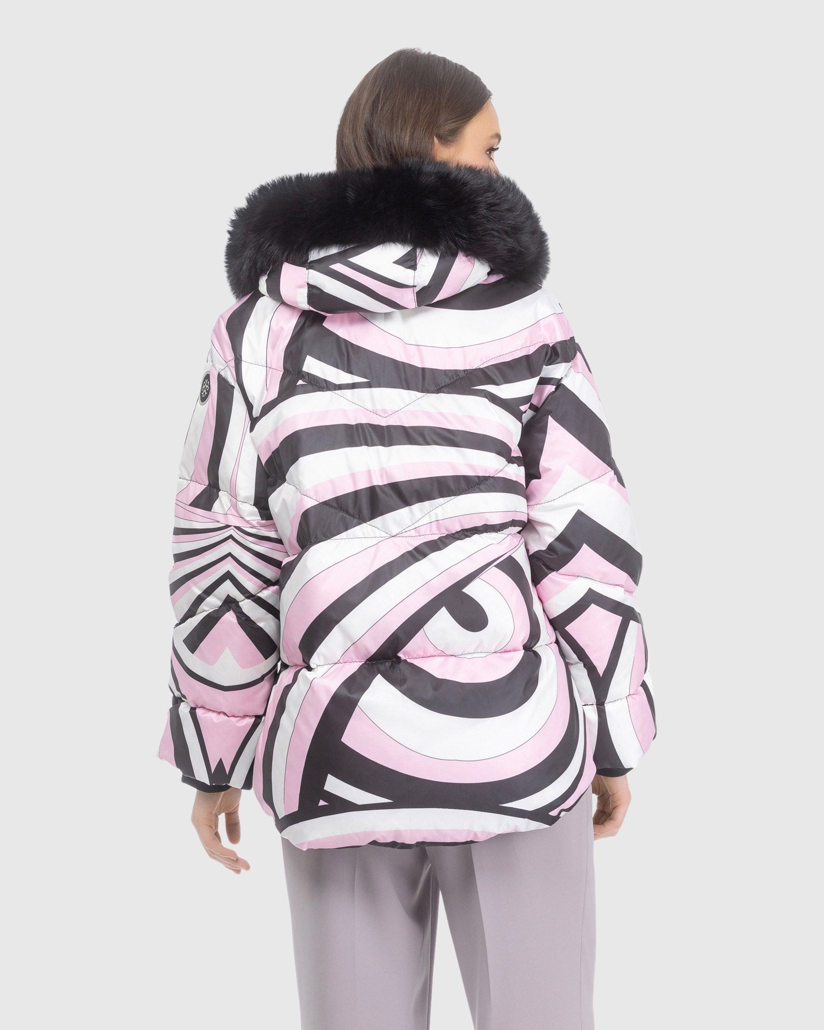 #Color_PINK SWIRL/BLACK