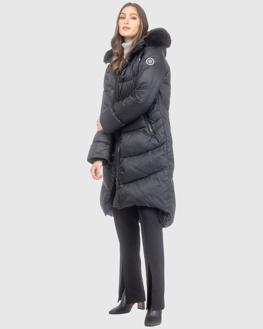ApresSki Jacket With Detachable Toscana Lamb Hood Trim — free download