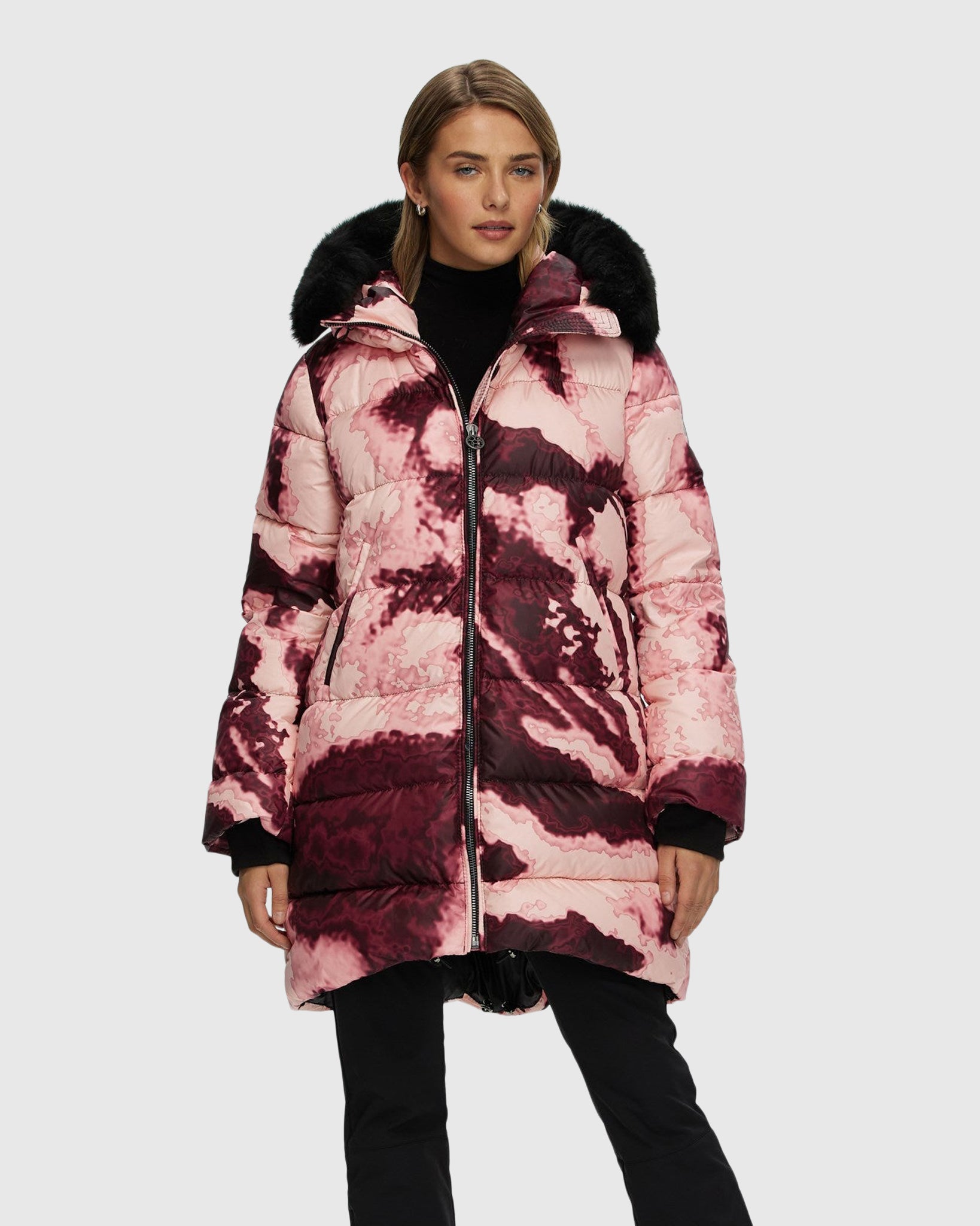 #Color_BURGUNDY ABSTRACT/BLACK