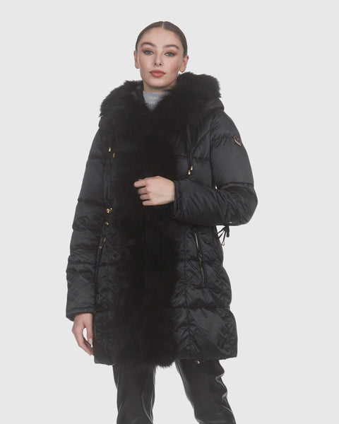 （SKY様確定待ち）  BROCKTON PARKA 黒 gorski-apres-ski-jacket-with-