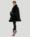 Cashmere Cape With Fox Trim