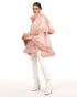 Cashmere Cape With Fox Trim