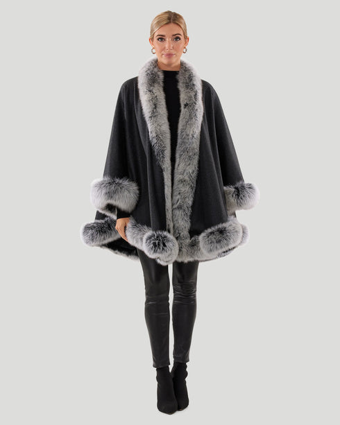 Cashmere Long Cape