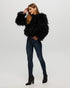 Feather Cropped Jacket