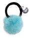 Hair Elastic With Mink Fur Pompom