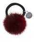 Hair Elastic With Mink Fur Pompom