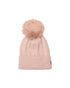 Knit Hat with Toscana Lamb Pompom