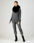Knit Rex Rabbit Infinity Scarf