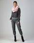 Knit Rex Rabbit Infinity Scarf