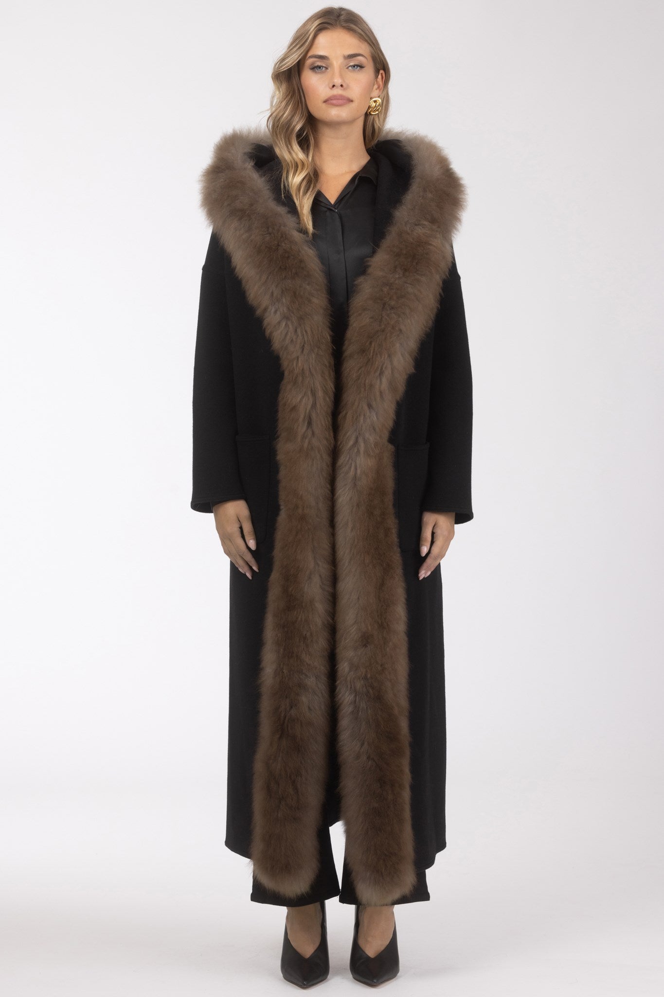 Parka Crafted From Loro Piana Cashmere with Select Cashmere Goat Trim