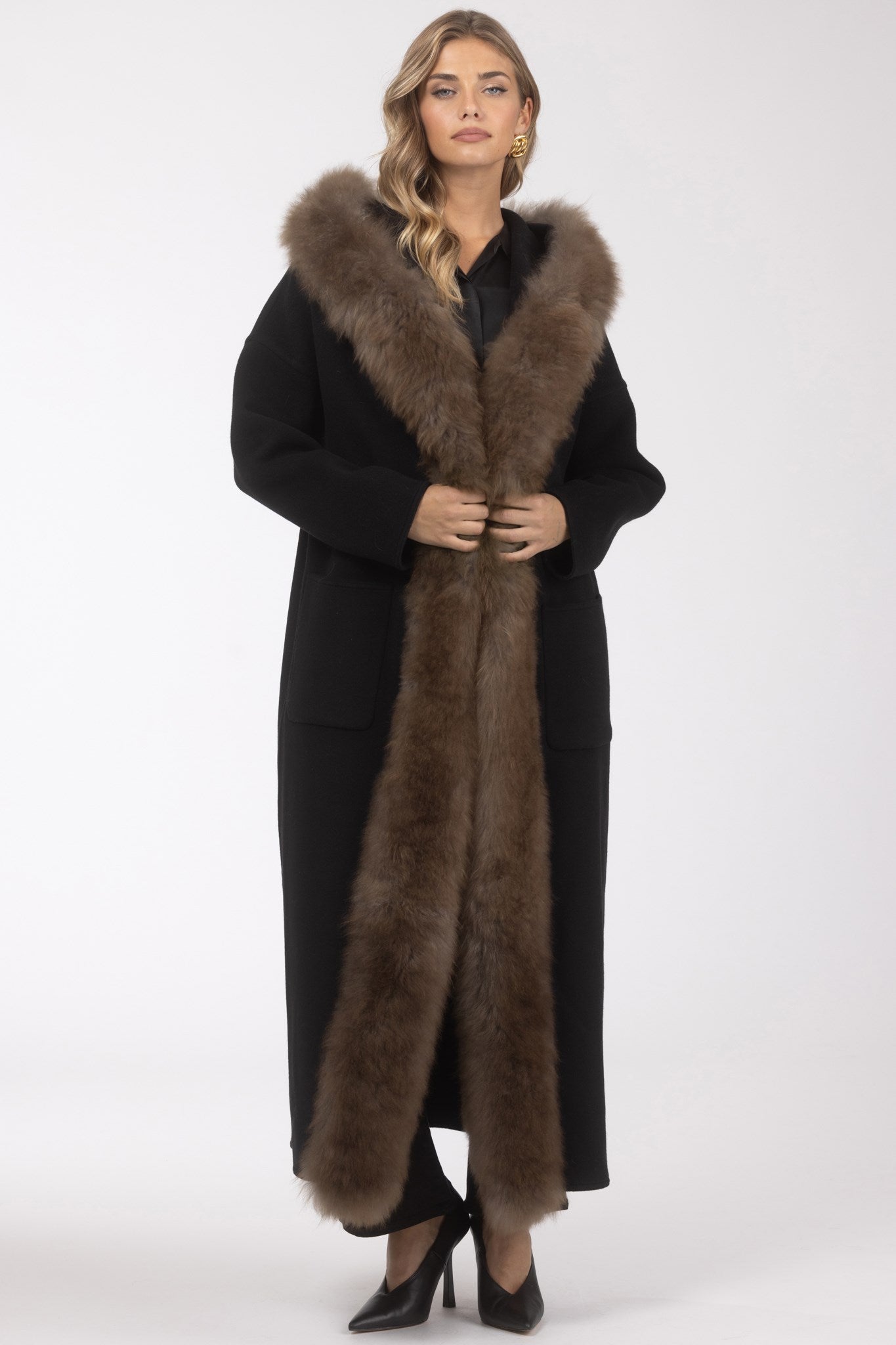 Parka Crafted From Loro Piana Cashmere with Select Cashmere Goat Trim