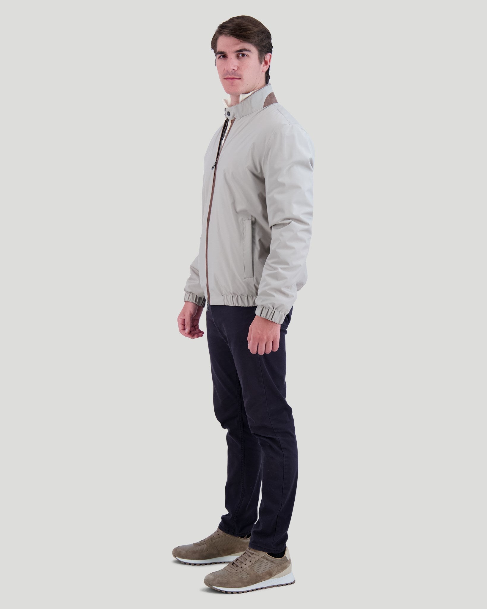 Men's Jacket with Select Shearling Lamb Lining