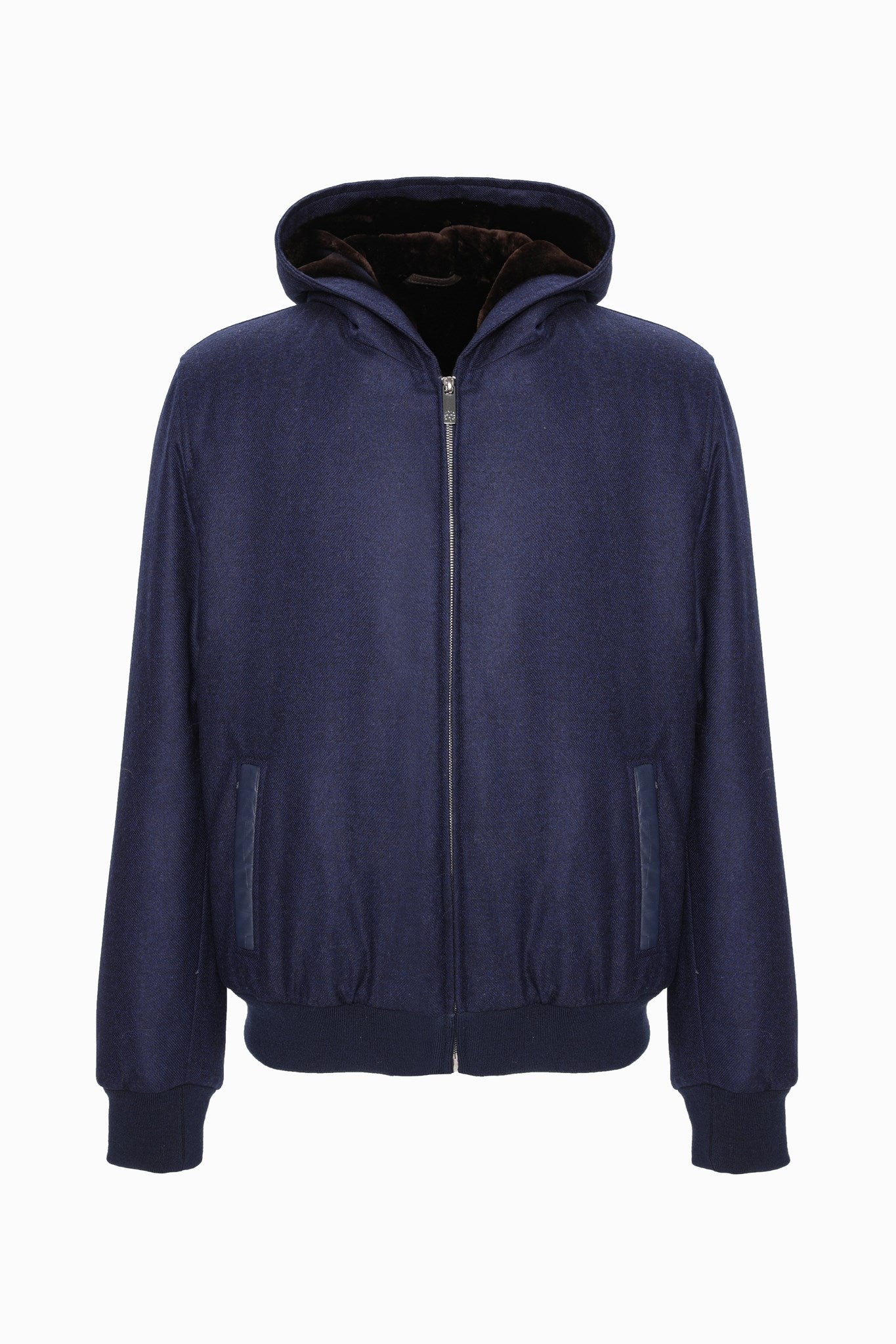 Men's Jacket Crafted From Loro Piana Cashmere and Wool with Select Shearling Lamb Lining