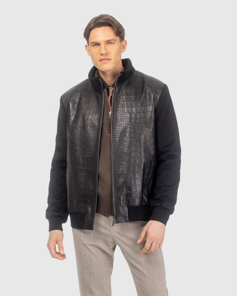 153 Loro piana　ジャケット Loro Piana - Dark Blue Technical Horsey Jacket | Mitchell Stores