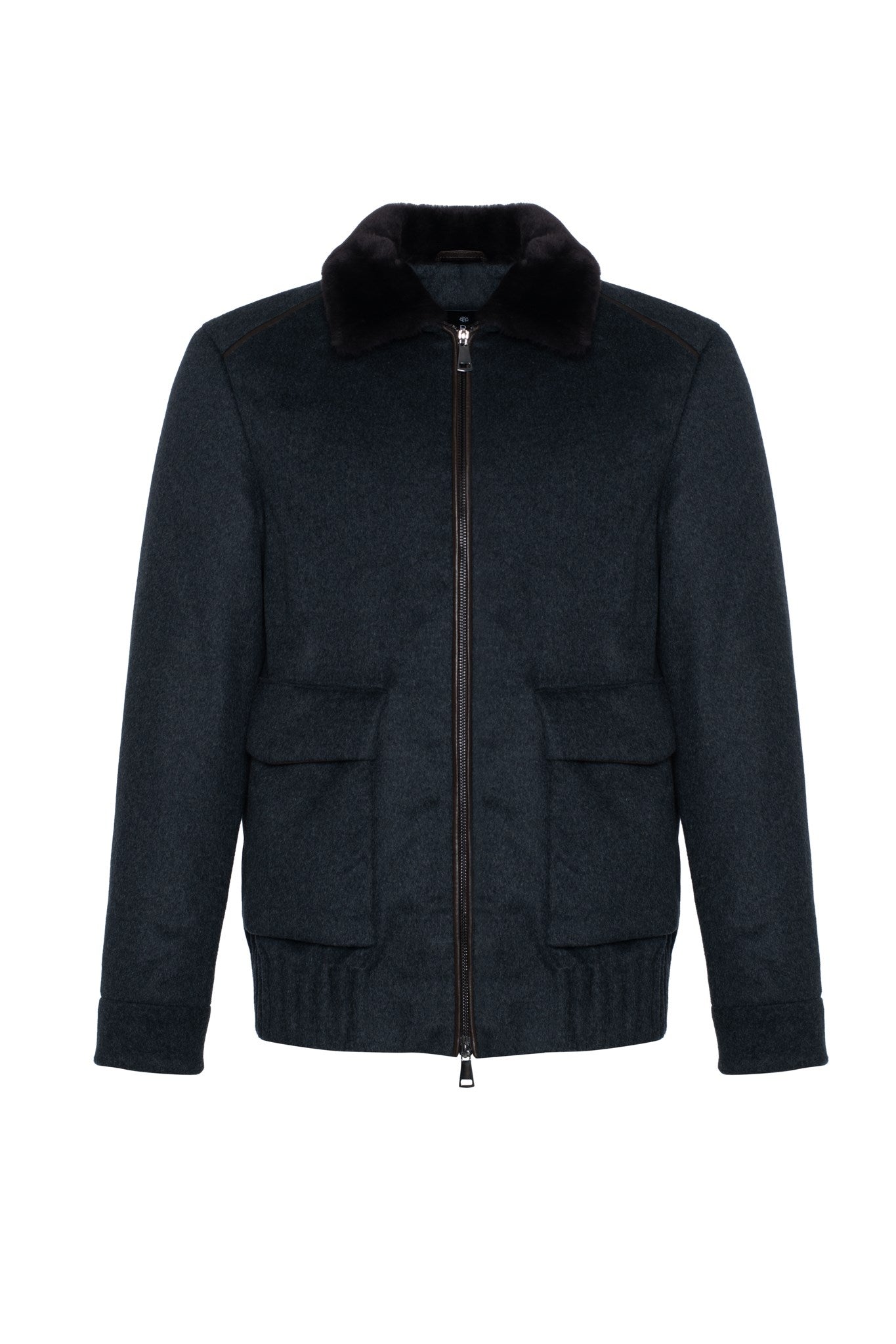 Men's Select Fabric Jacket with Merino Shearling Lamb