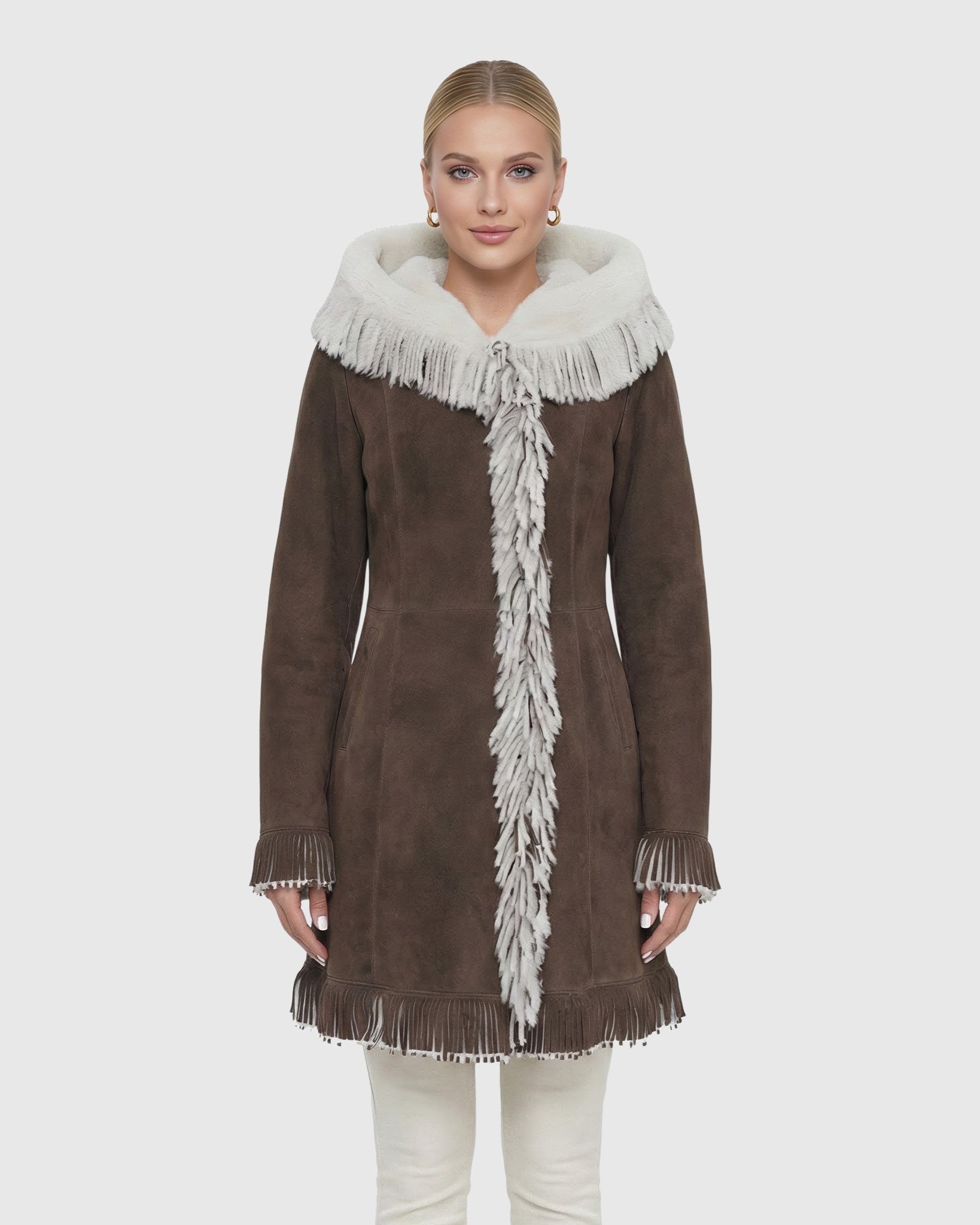 #Color_Dark Brown/White