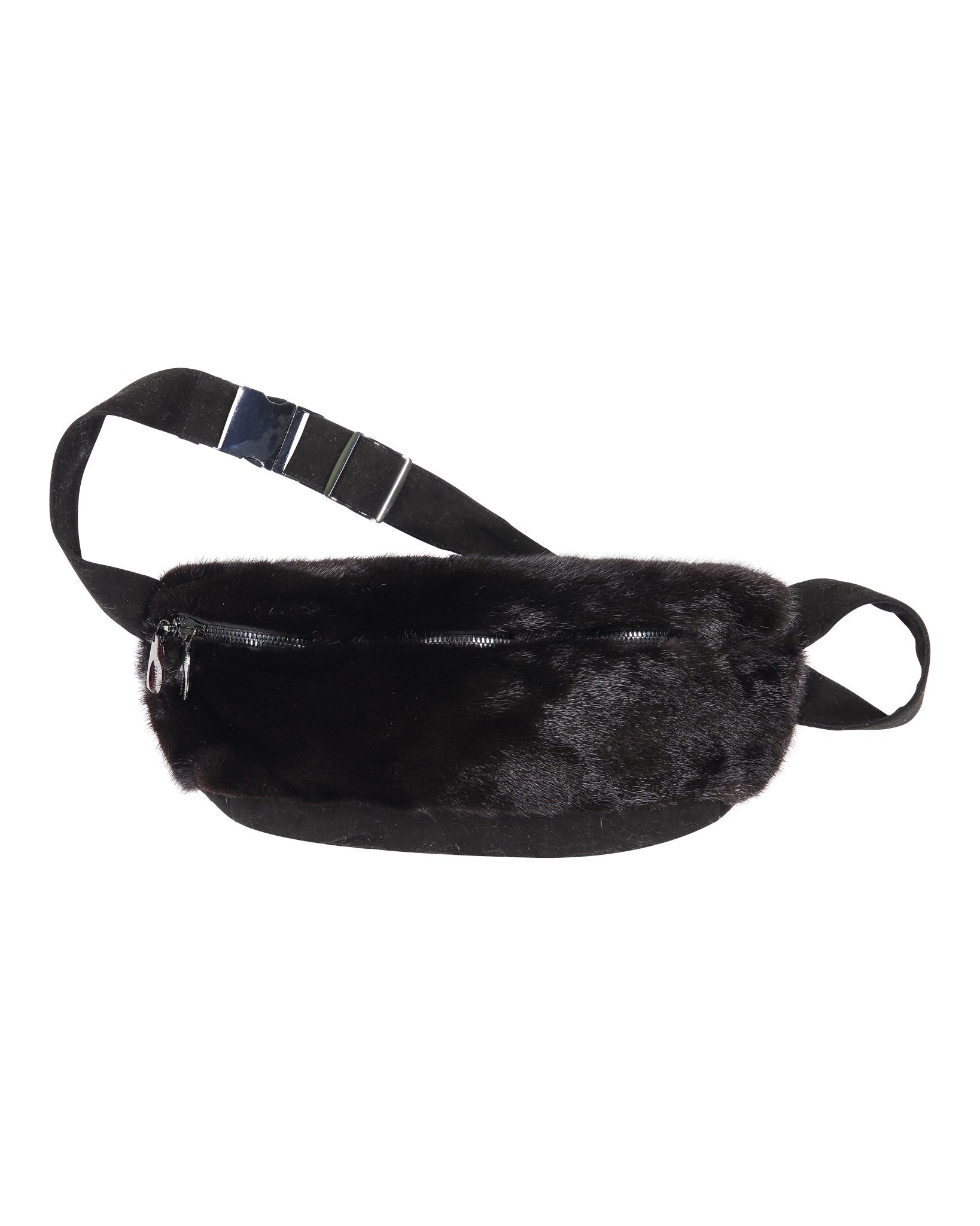 Mink fashion fur Fanny pack/ crossbody