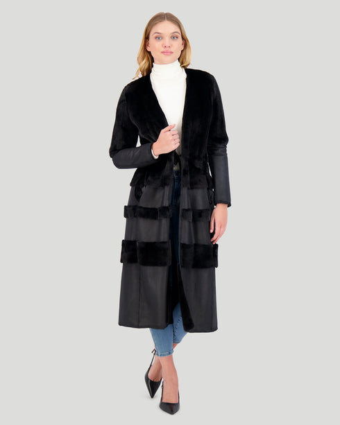 Mink Nappa Coat
