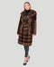Mink Short Coat With Sable Shawl Collar