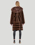 Mink Short Coat With Sable Shawl Collar