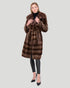 Mink Short Coat With Sable Shawl Collar