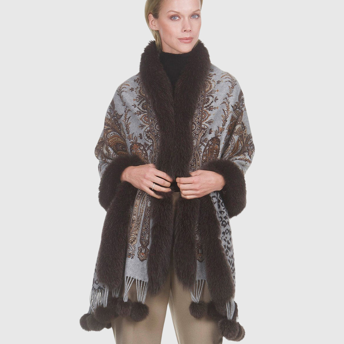RAINMAKER22AW MINK 不出来 CASHMERE STOLE