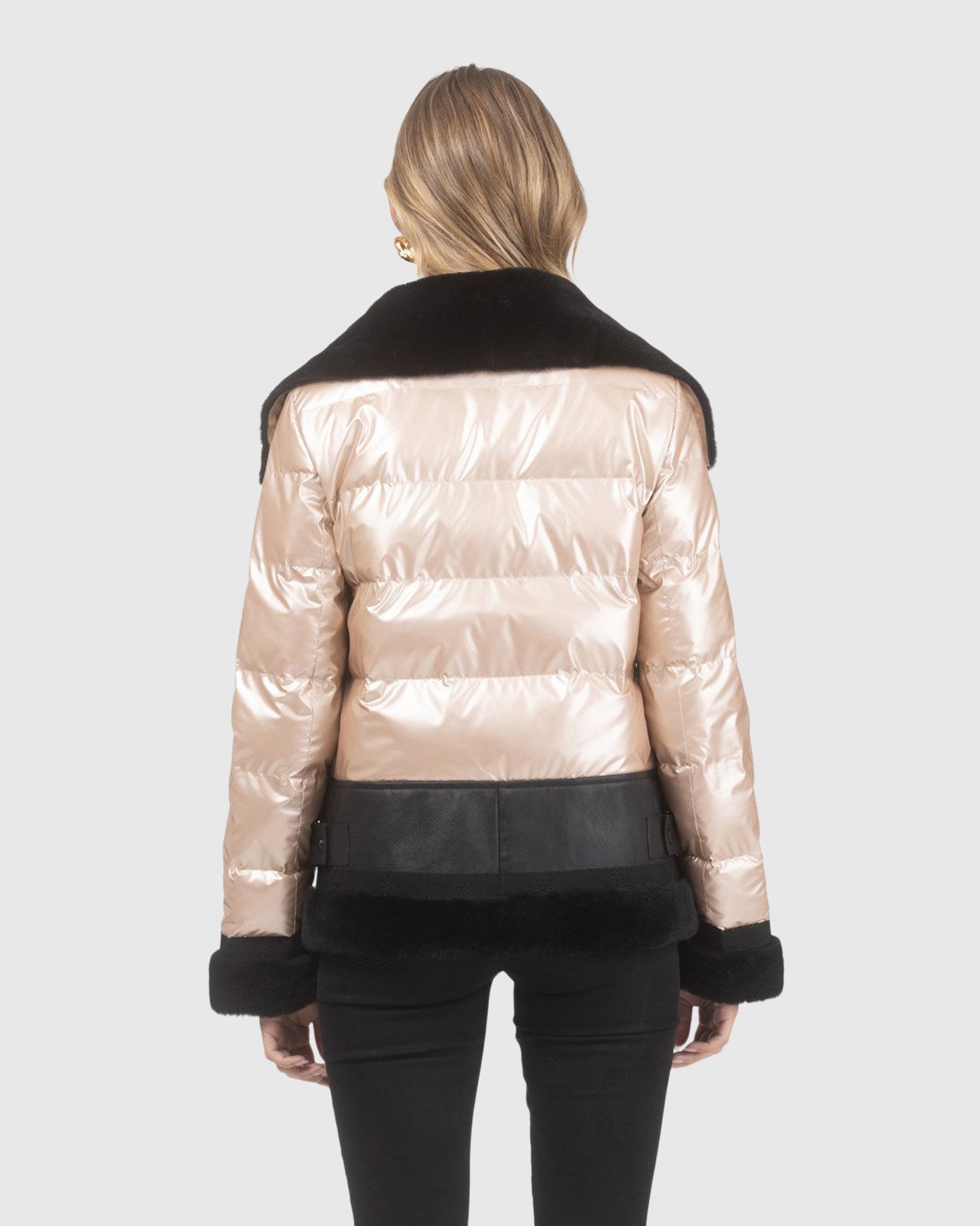 #Color_ROSE GOLD/BLACK
