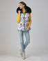 Reversible Après-Ski Vest With Detachable Fox Hood Trim