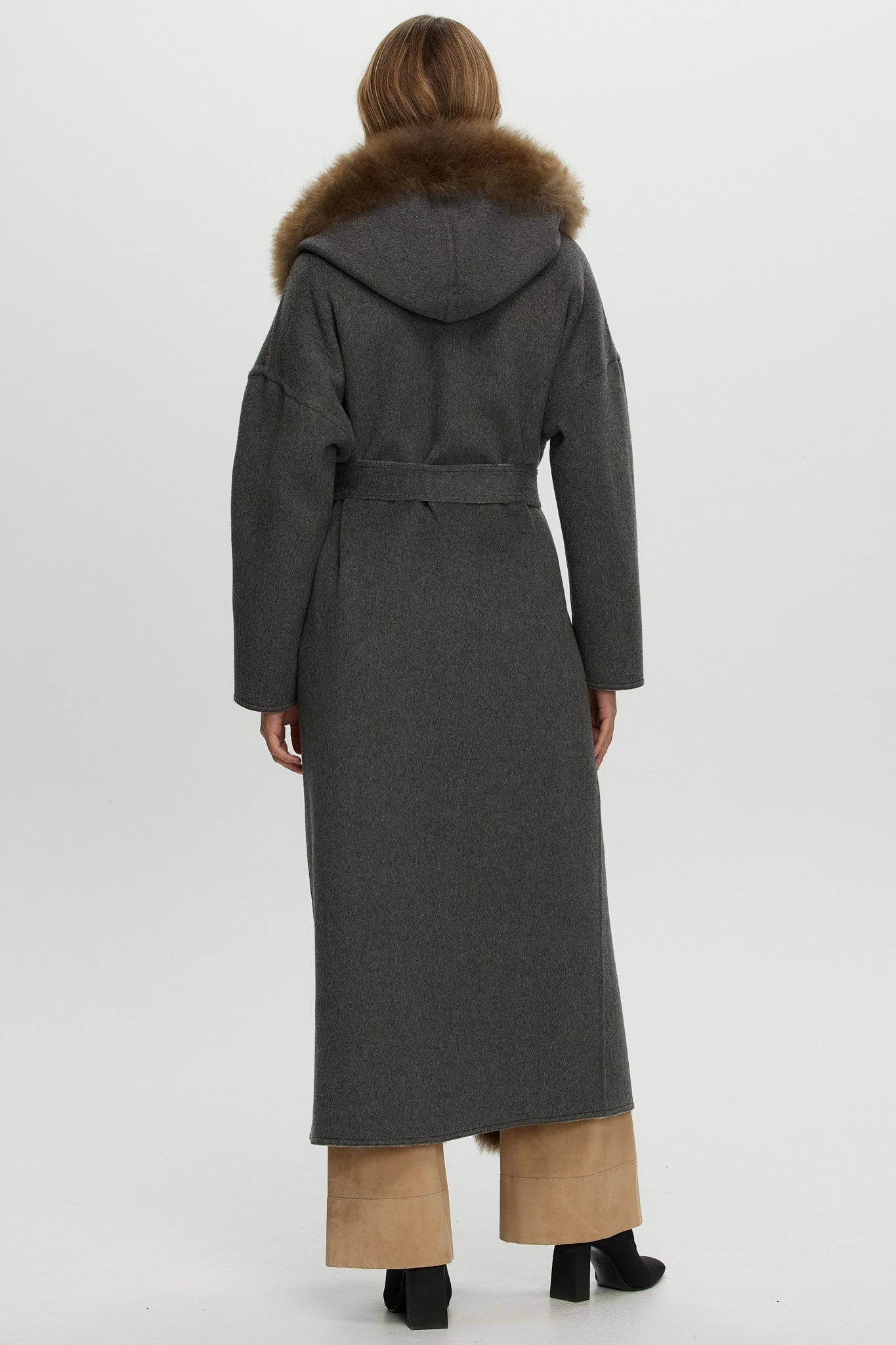 Reversible Parka Crafted From Loro Piana Cashmere with Select Cashmere Goat Trim