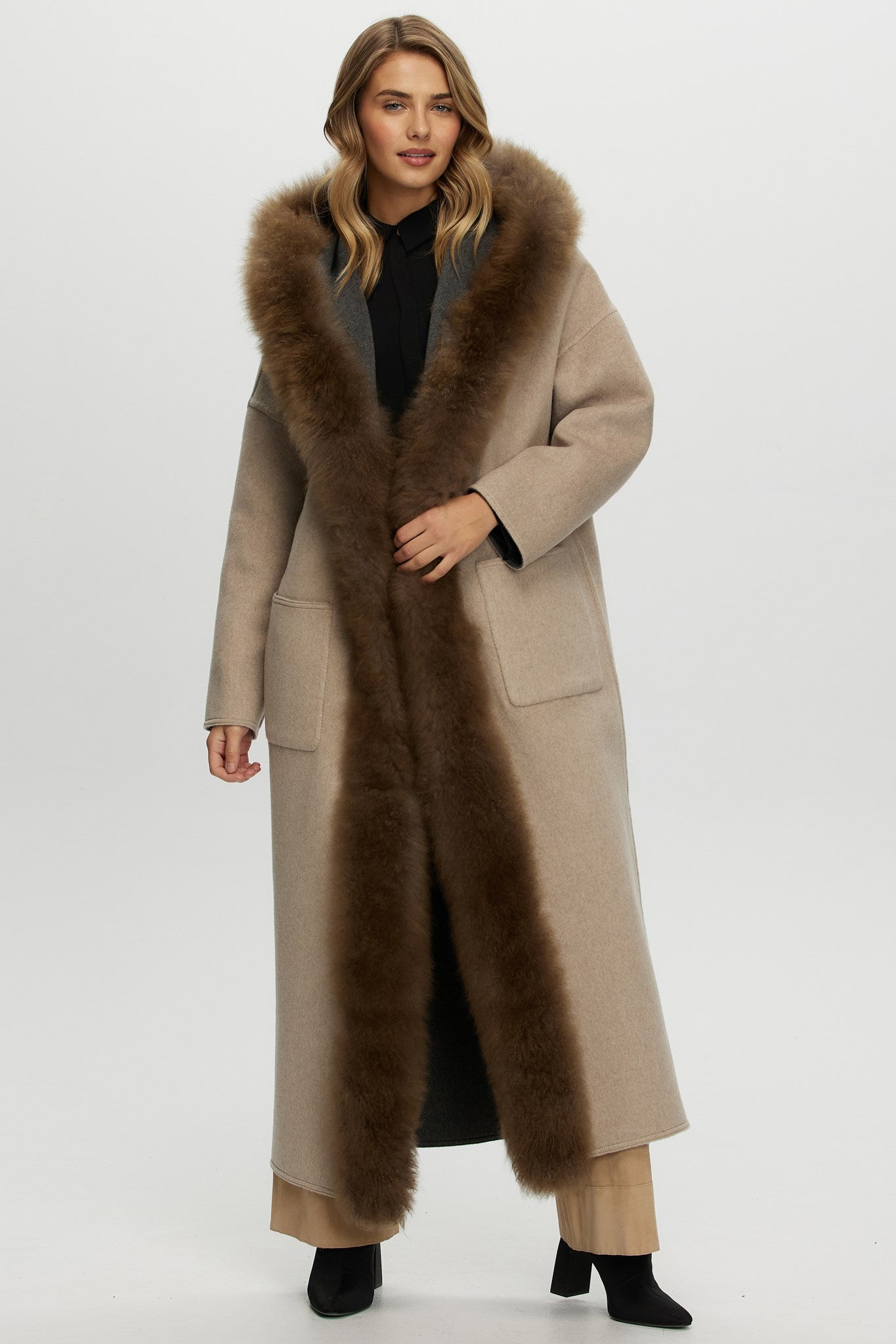 Reversible Parka Crafted From Loro Piana Cashmere with Select Cashmere