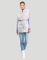 Reversible Rex Rabbit Vest With Wool Back And Belt